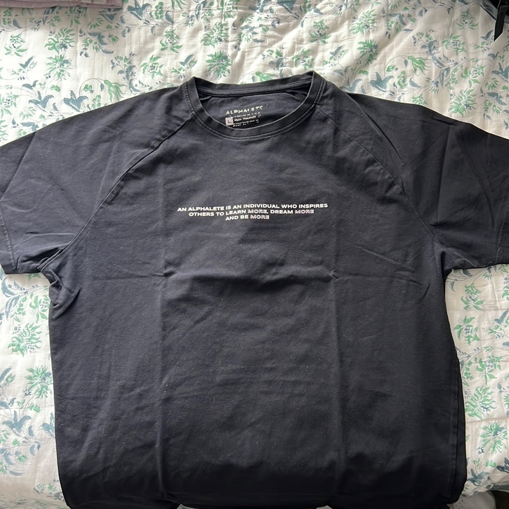 Alphalete Performance Tee Black - Large